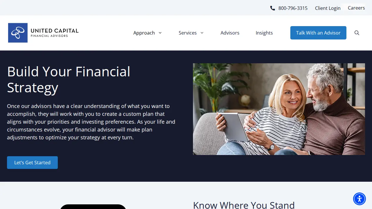 United Capital Financial Advisors page