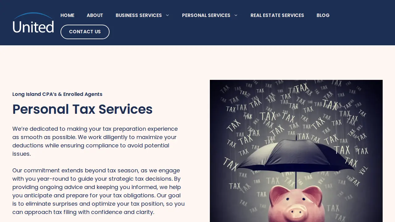 United Tax Group page