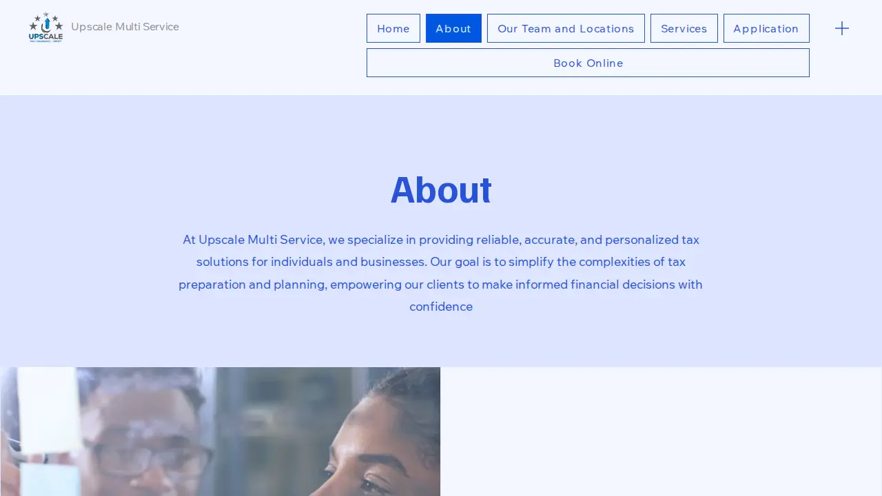 Upscale Multi Service PVD page