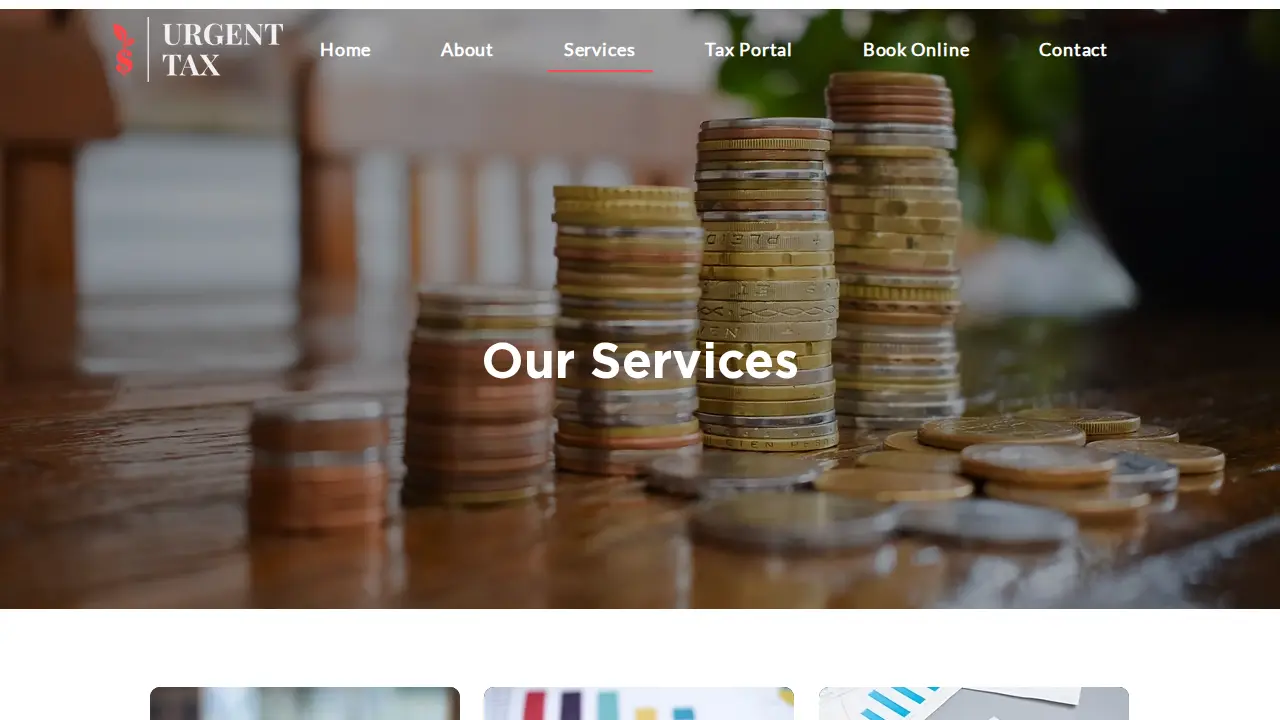 Urgent Tax page