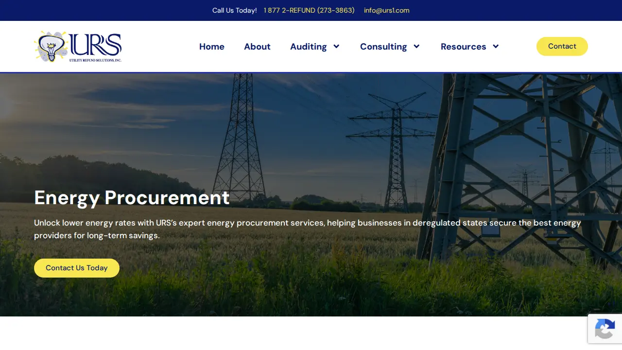 Utility Refund Solutions Inc page
