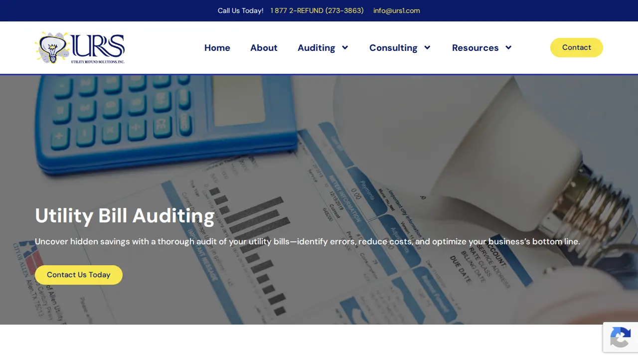 Utility Refund Solutions Inc page