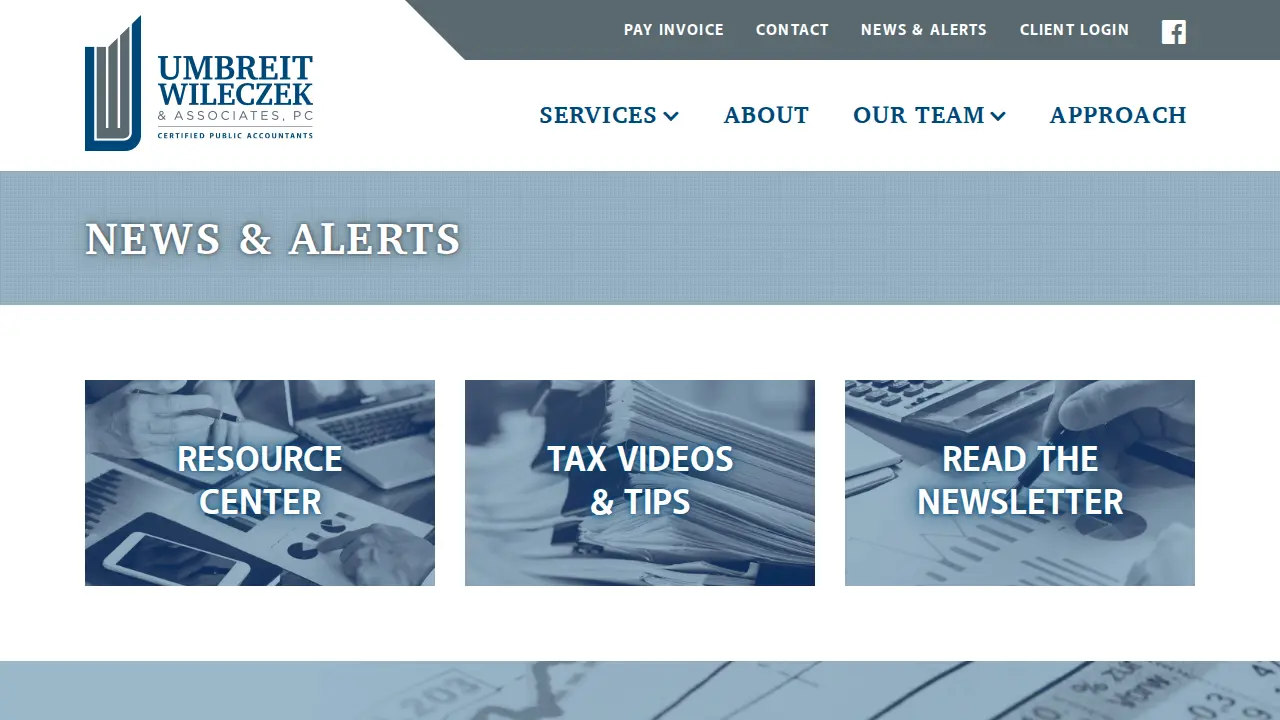 Umbreit Wileczek & Associates, PC page