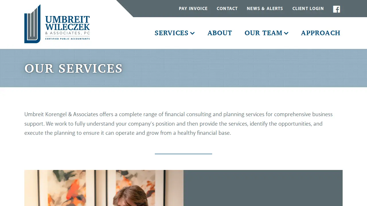 Umbreit Wileczek & Associates, PC page