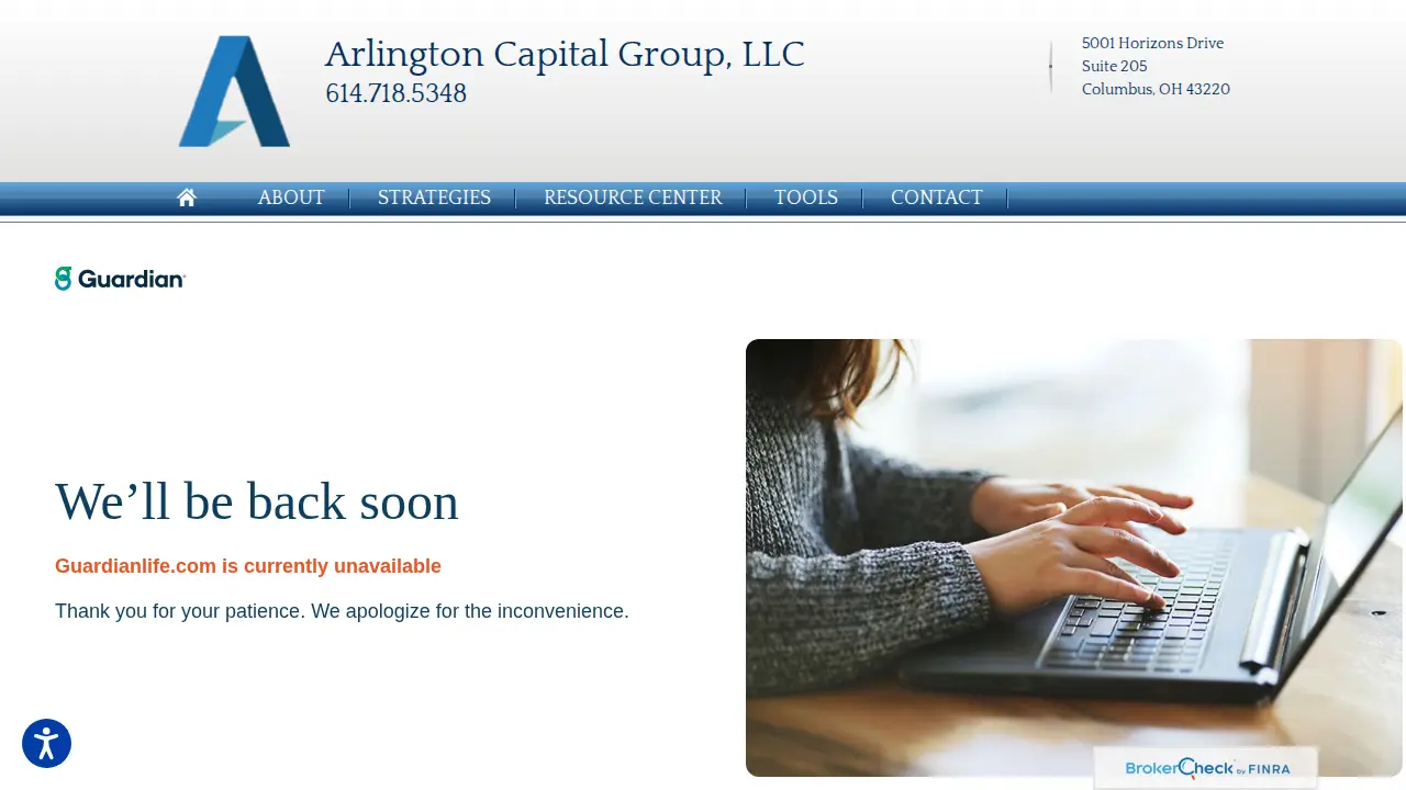 Arlington Capital Group page