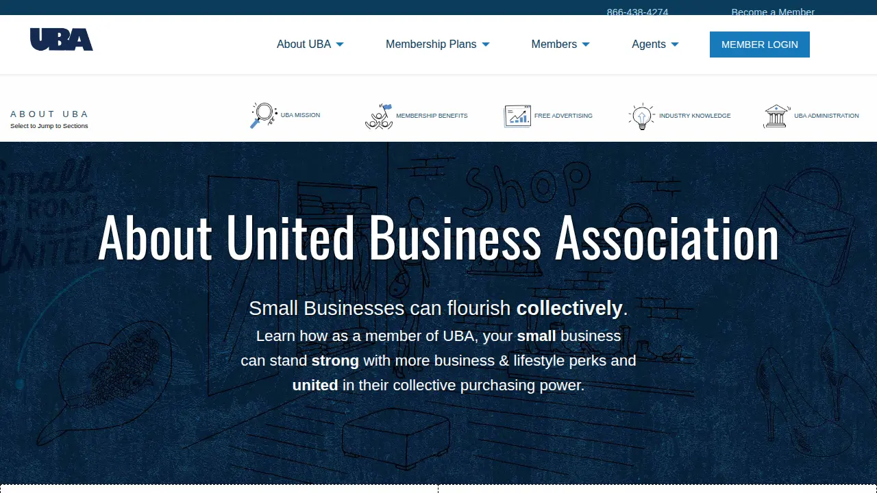 United Business Association page