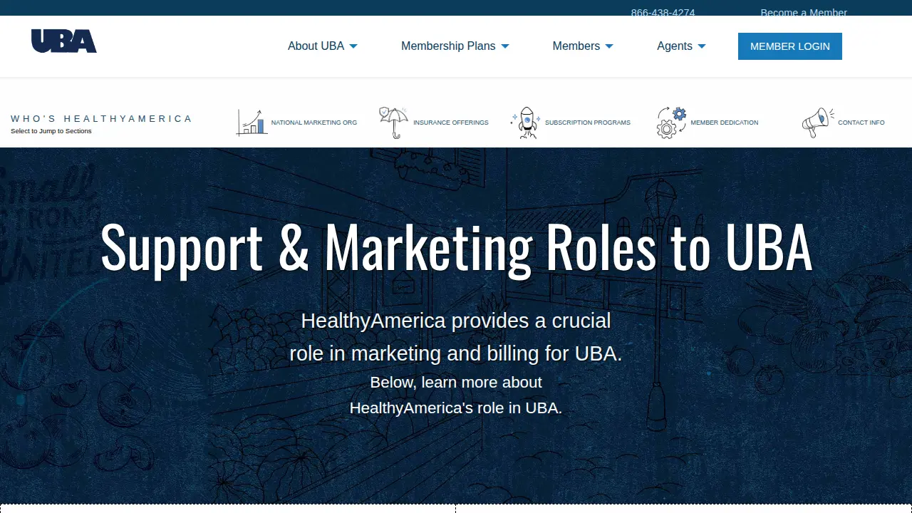 United Business Association page