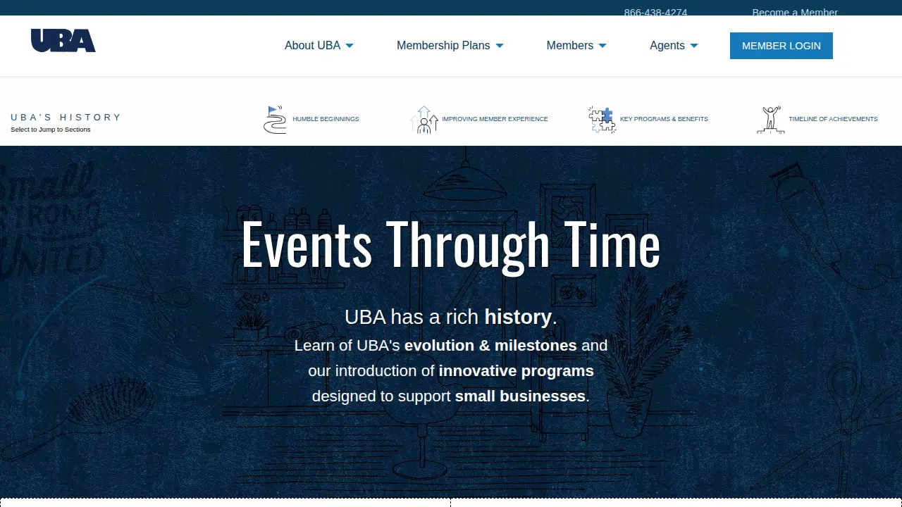 United Business Association page