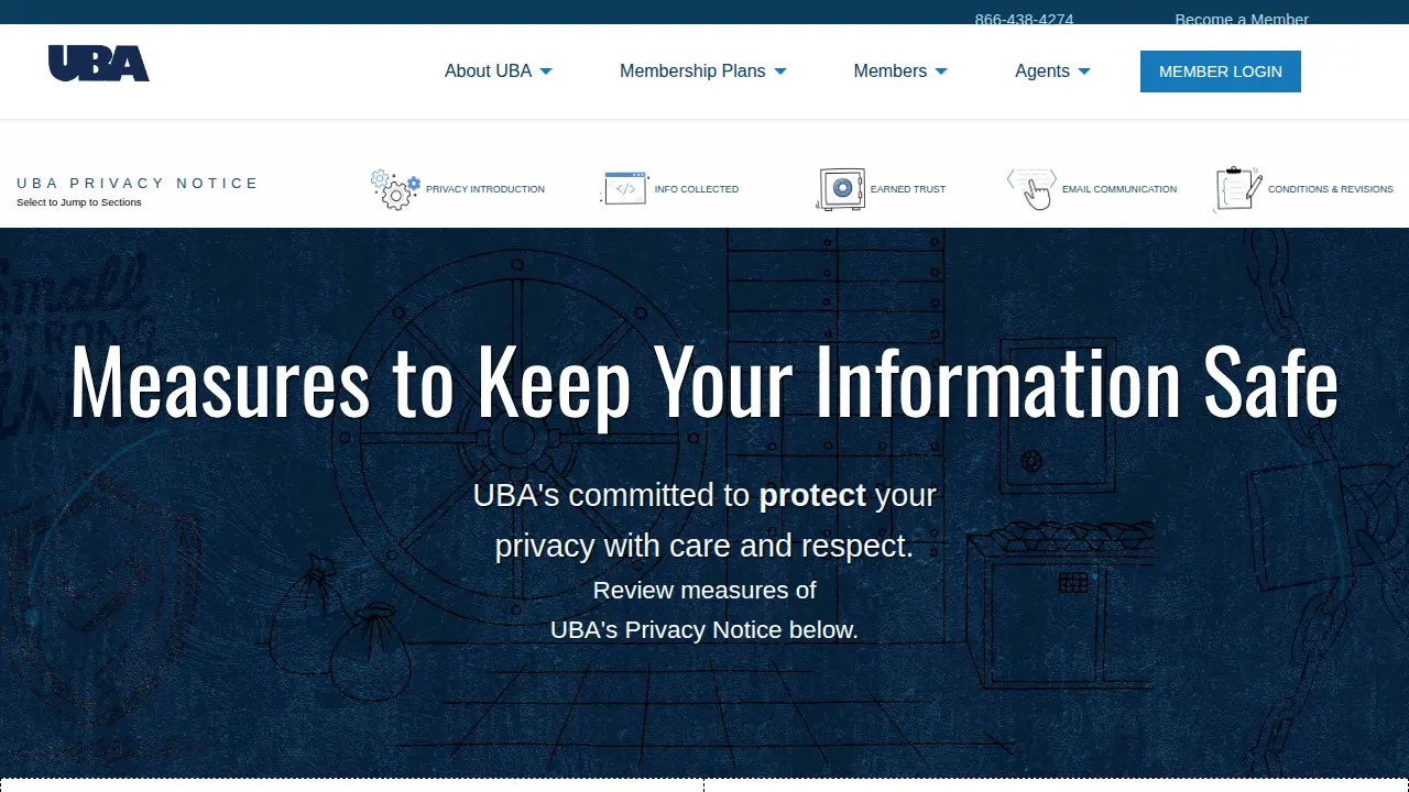 United Business Association page
