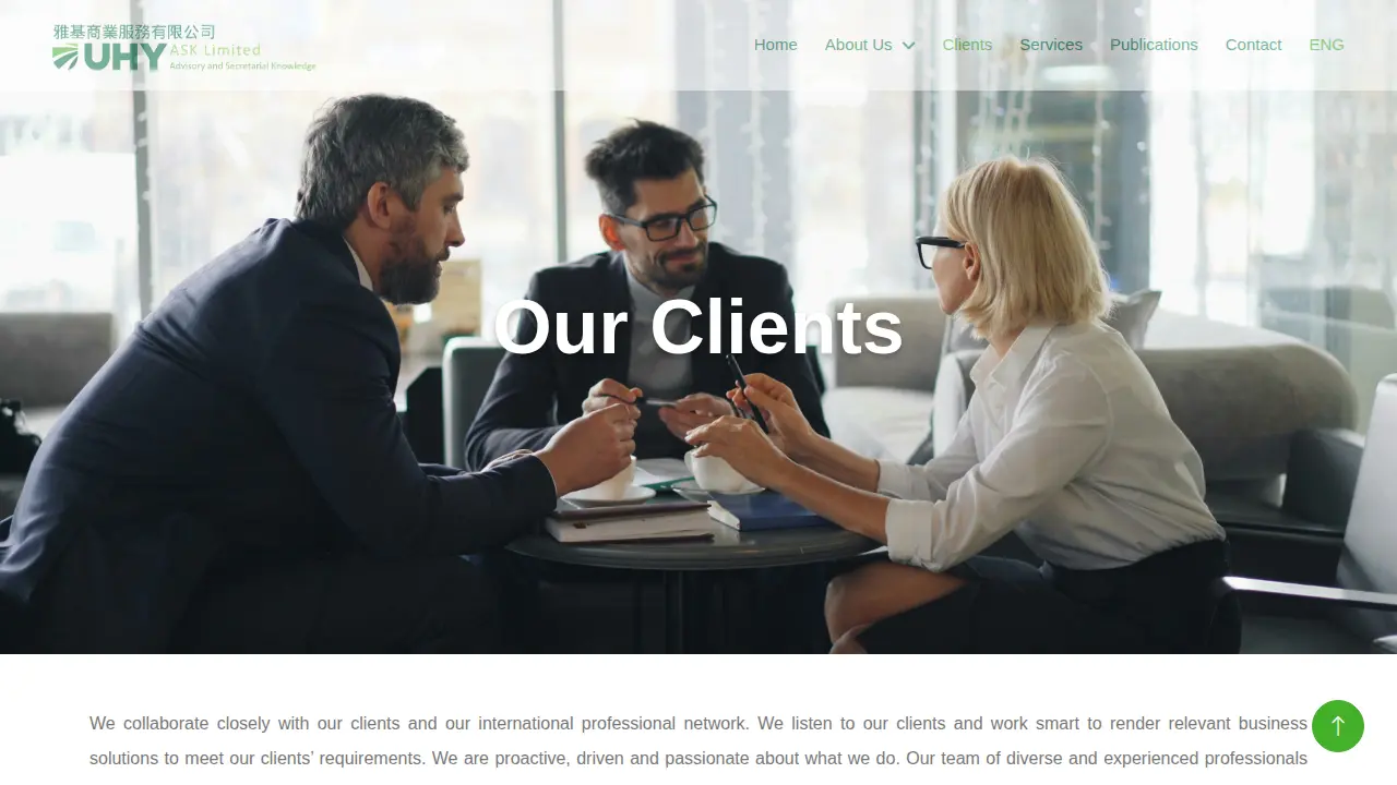 UHY-Advisory and Secretary Knowledge Limited page
