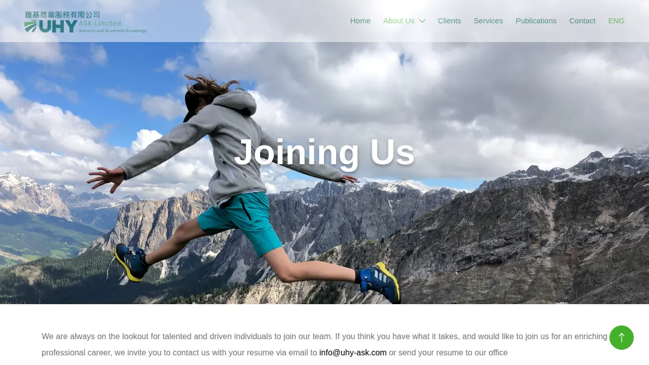 UHY-Advisory and Secretary Knowledge Limited page