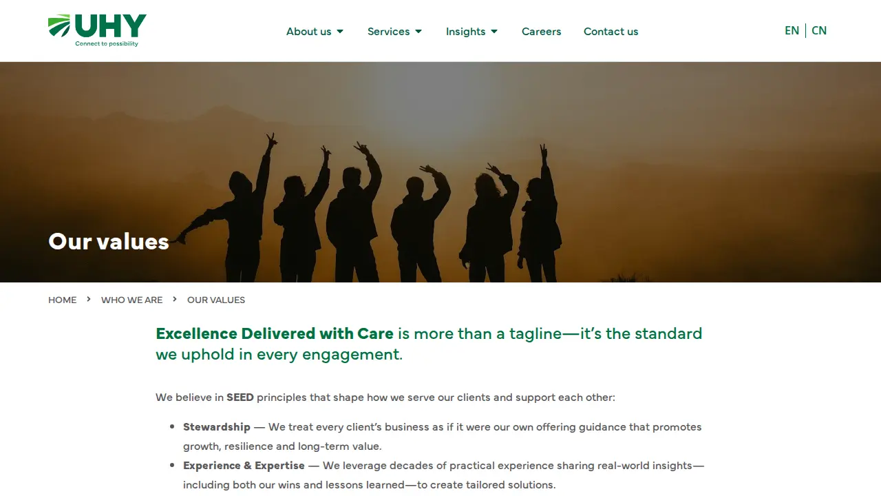 UHY Prime HK CPA Limited page