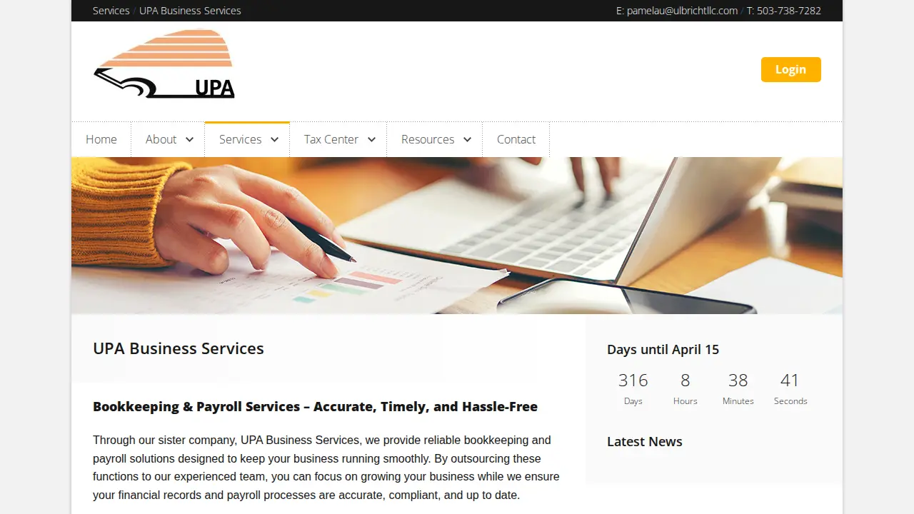 Ulbricht Public Accounting LLC page