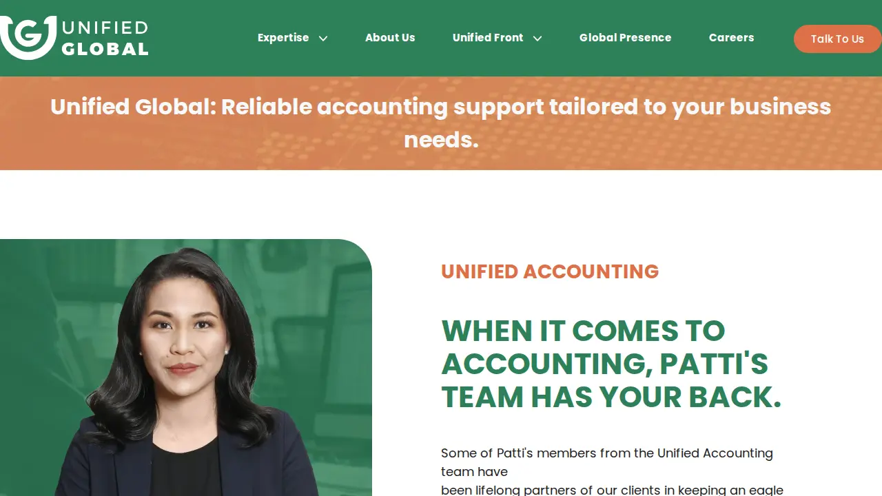 Unified Accounting & Tax page