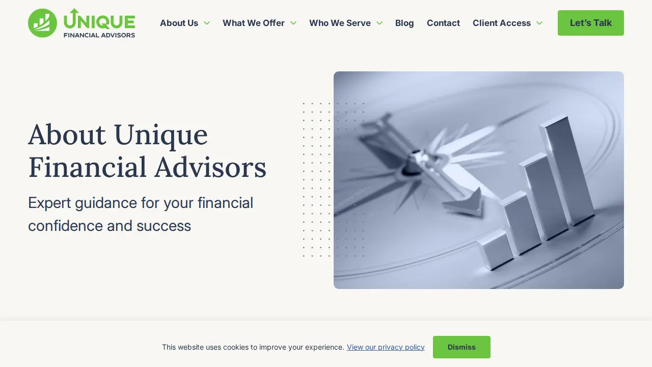 Unique Financial Advisors & Tax Consultants page