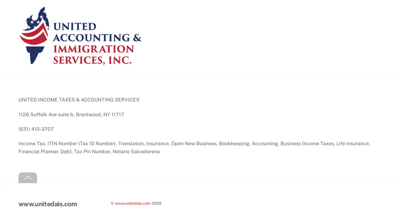 UNITED INCOME TAXES & ACCOUNTING SERVICES