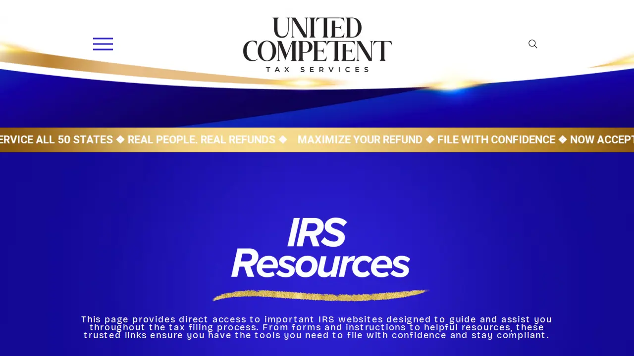 Sav’s Tax Preparer page