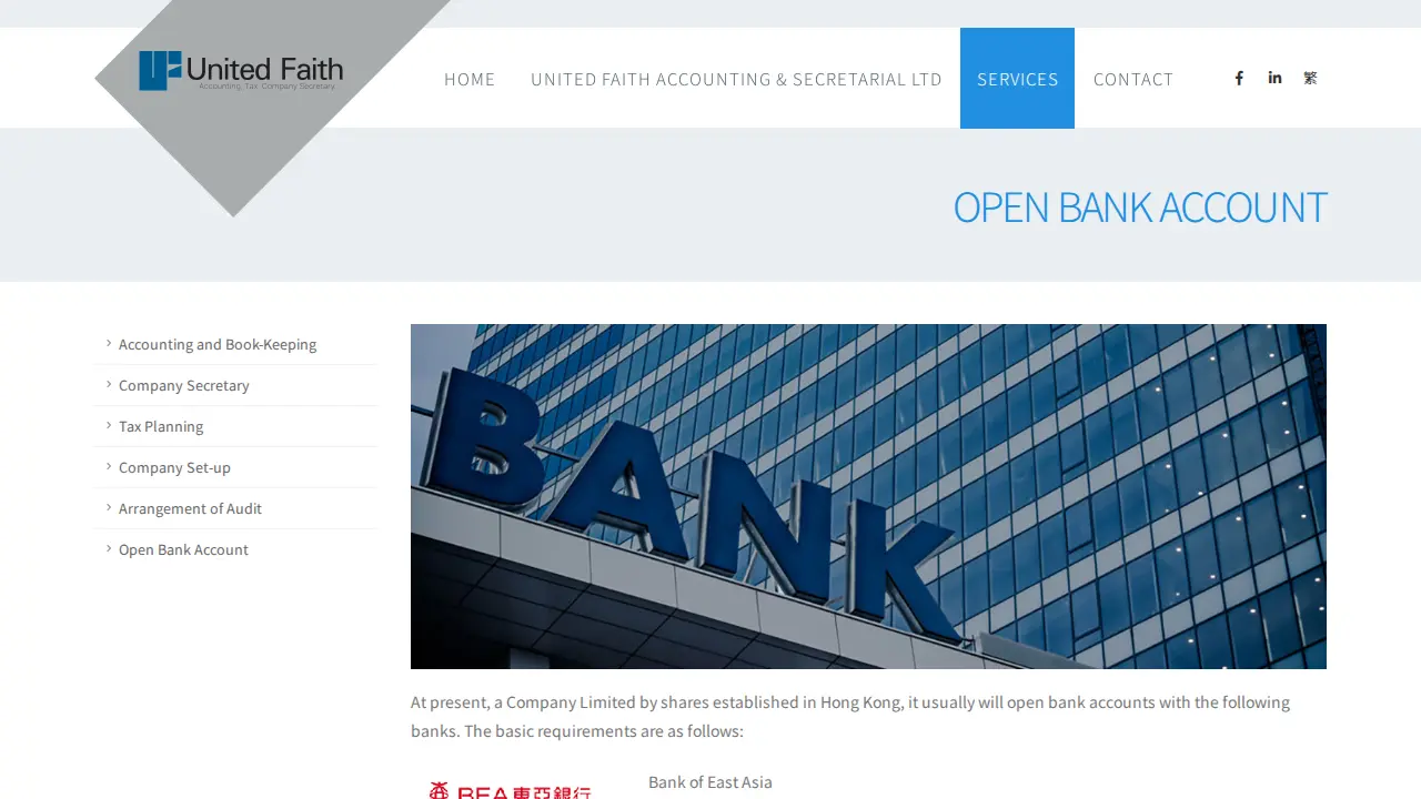 United Faith Accounting & Secretarial Limited 信聯會計秘書有限公司 page