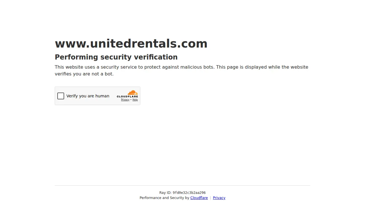 United Rentals - Commercial Truck website