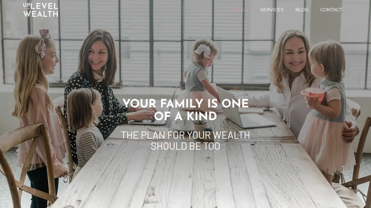 Uplevel Wealth page