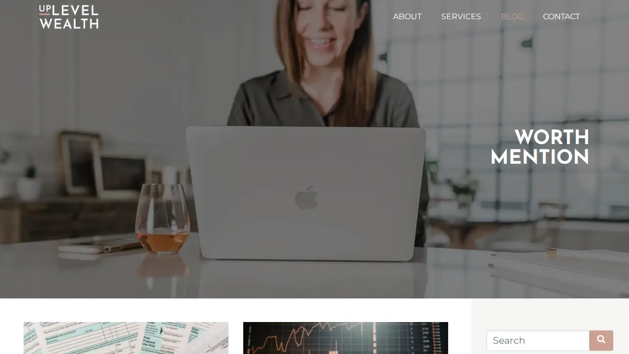 Uplevel Wealth page