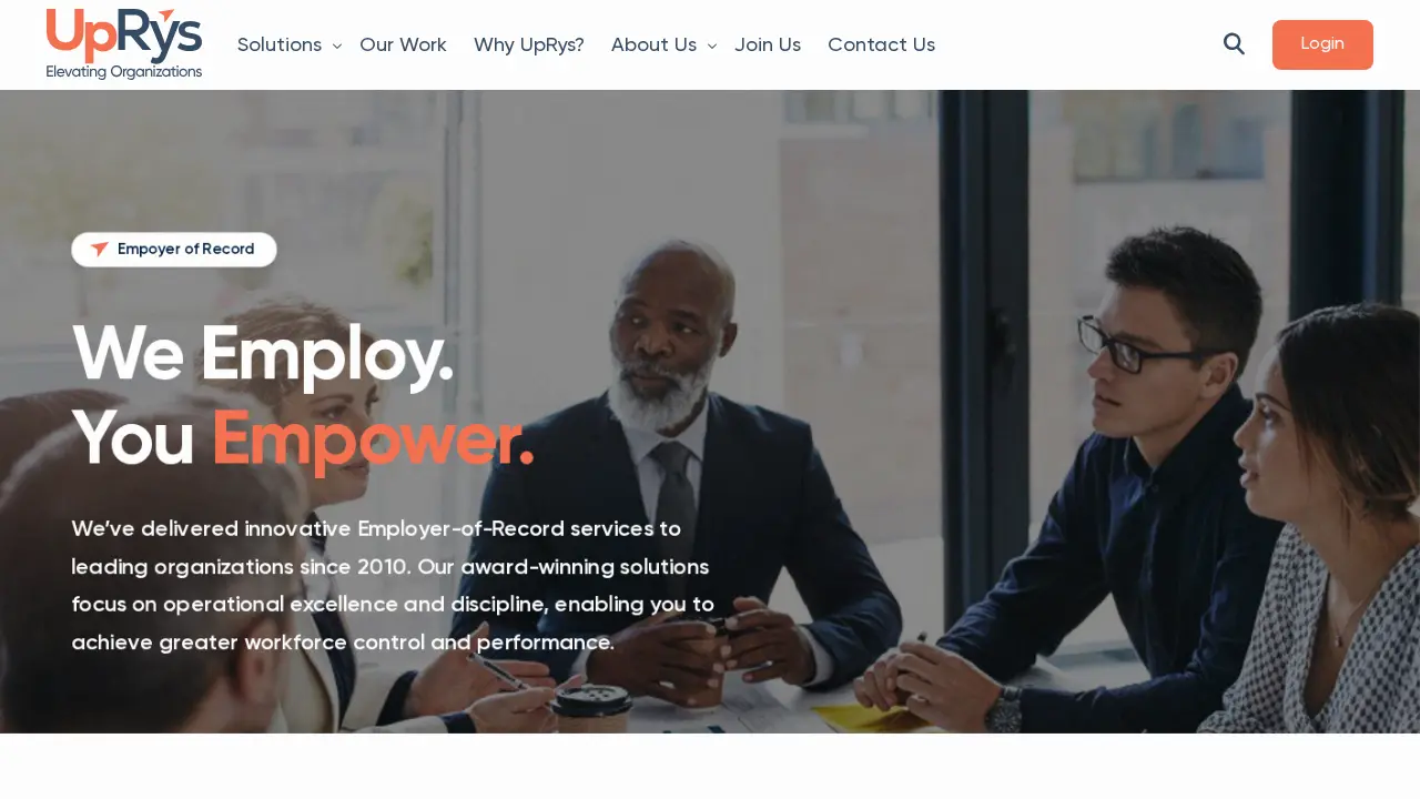 UpRys page
