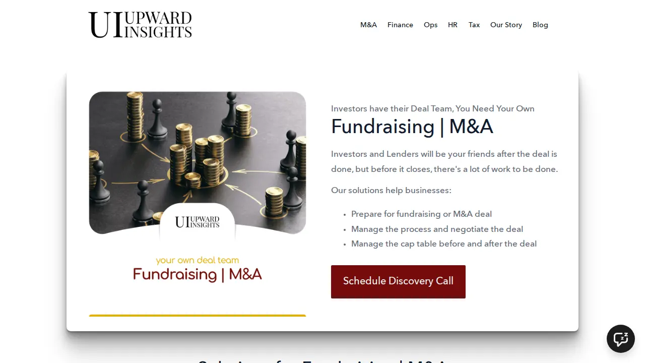 Upward Insights page