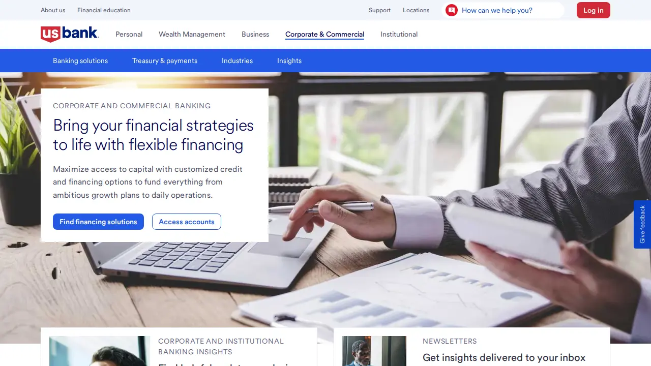 U.S. Bank Branch page