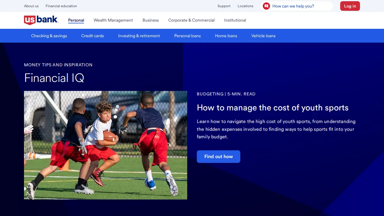 U.S. Bank Branch page