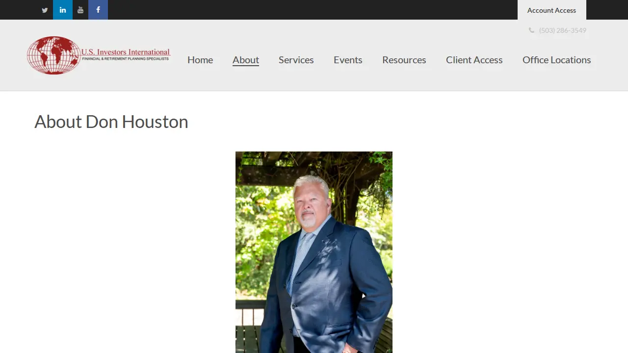 US Investors International page