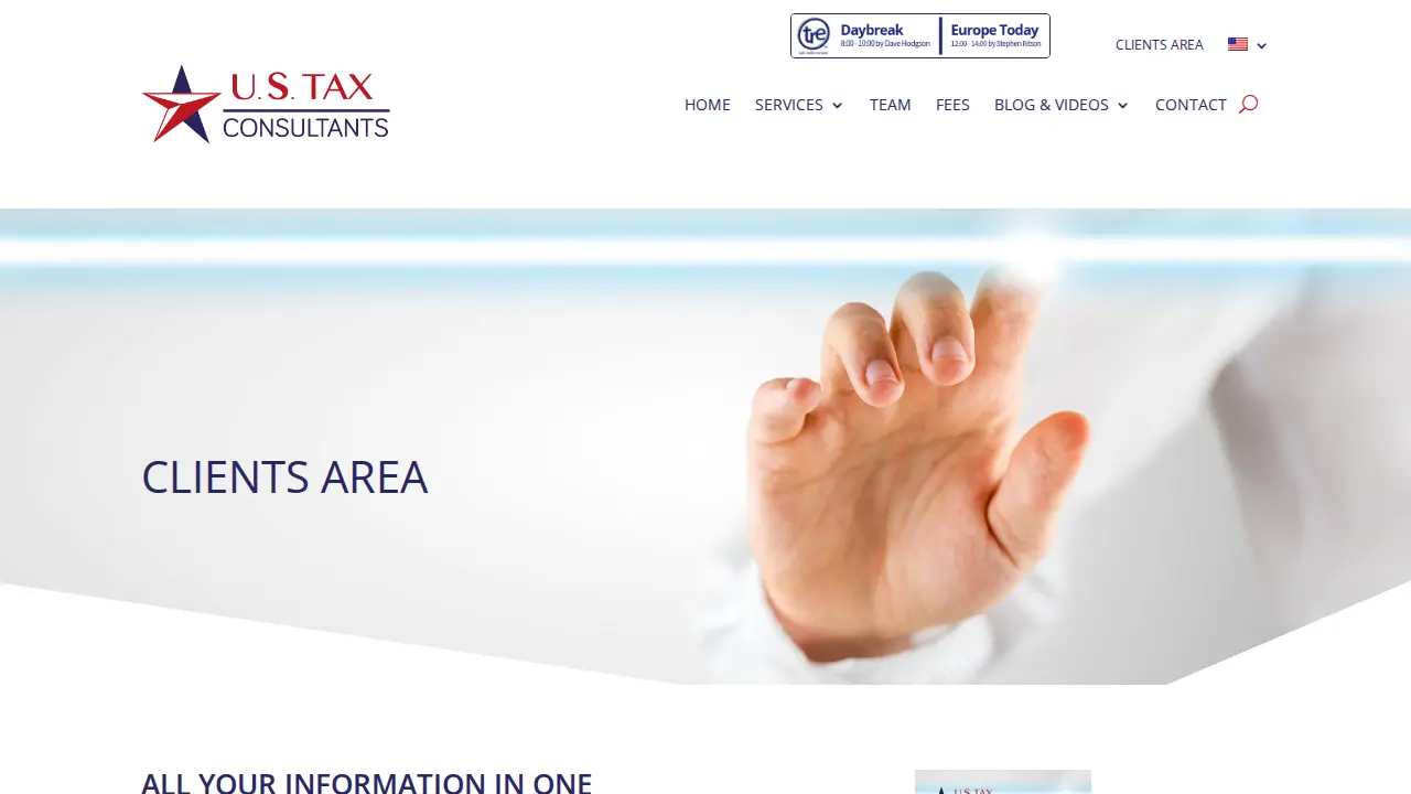 US Tax Consultants page
