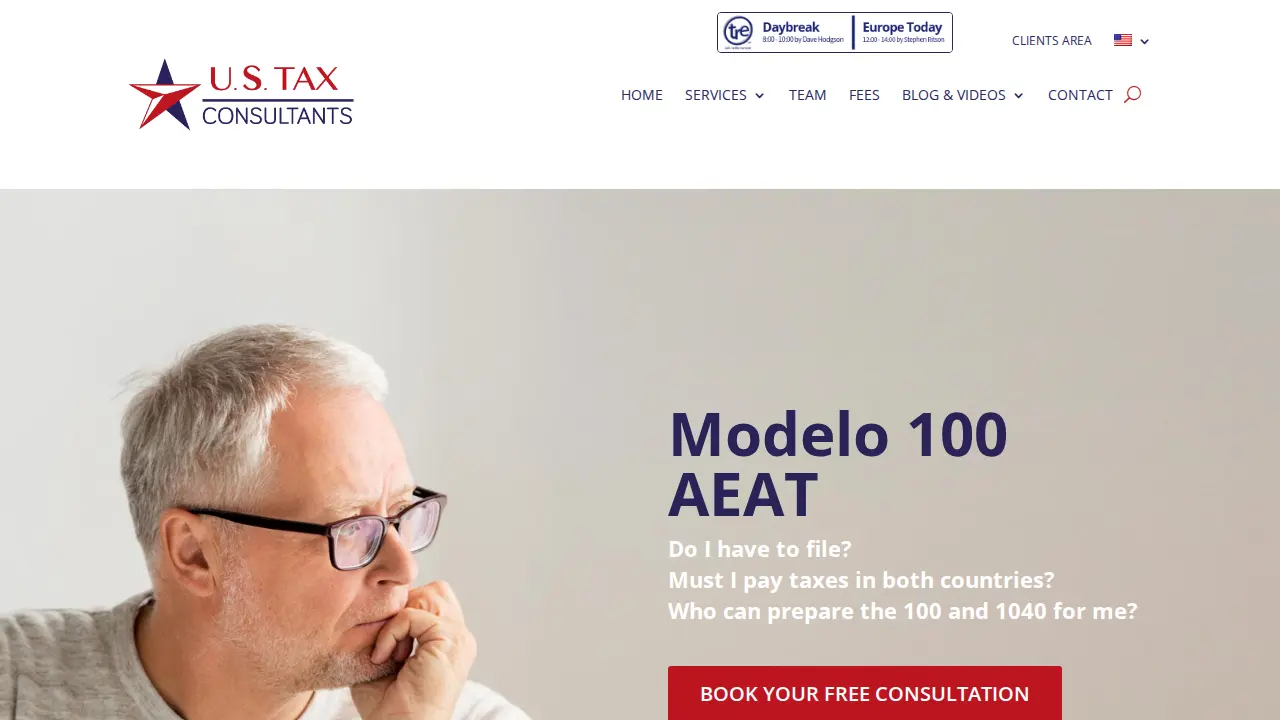 US Tax Consultants page