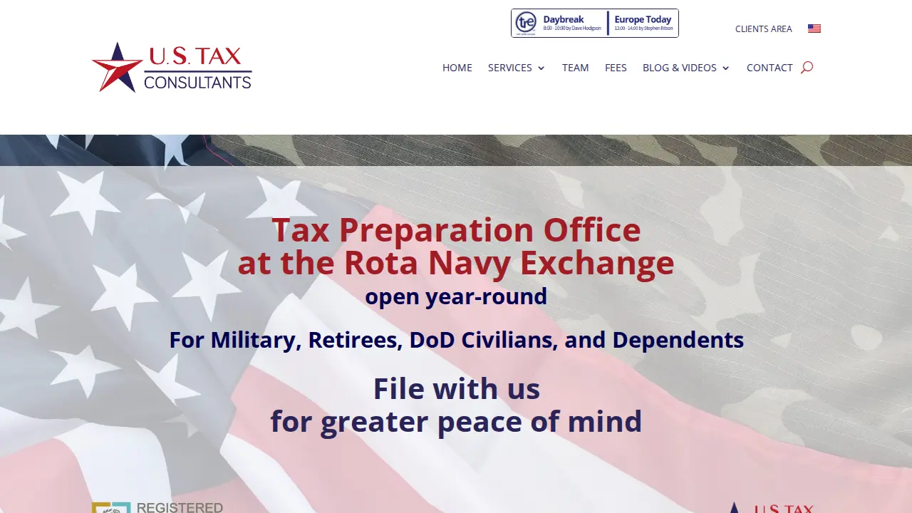 US Tax Consultants page