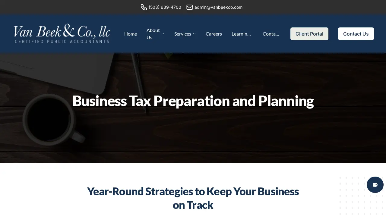 Van Beek & Co., LLC page