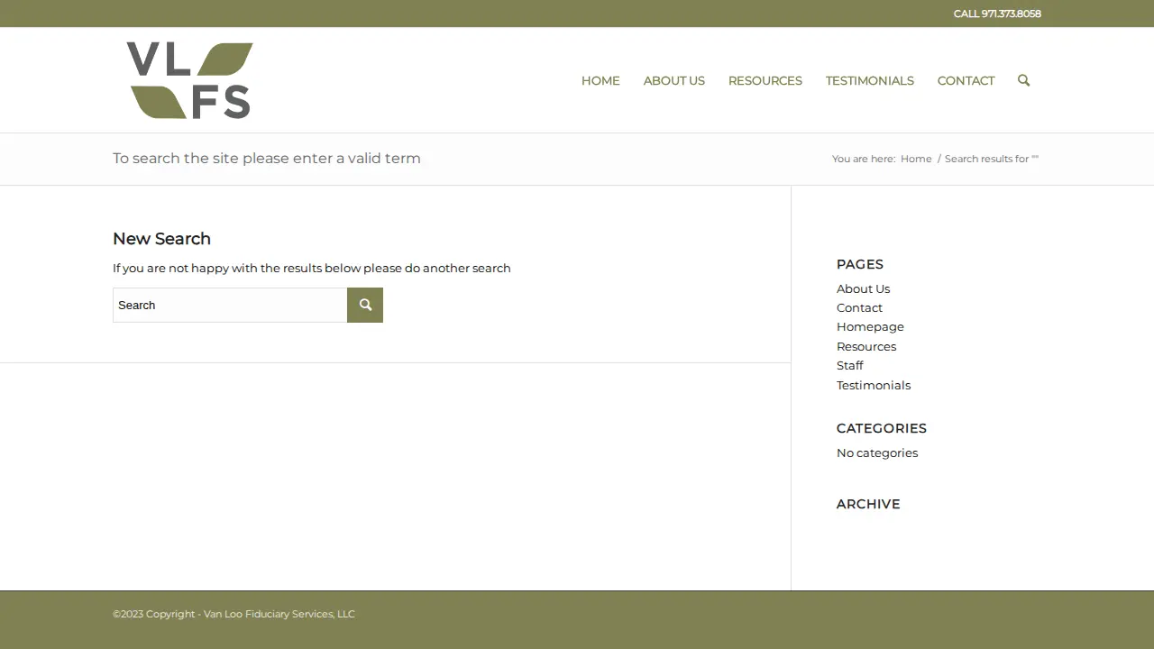 Van Loo Services page