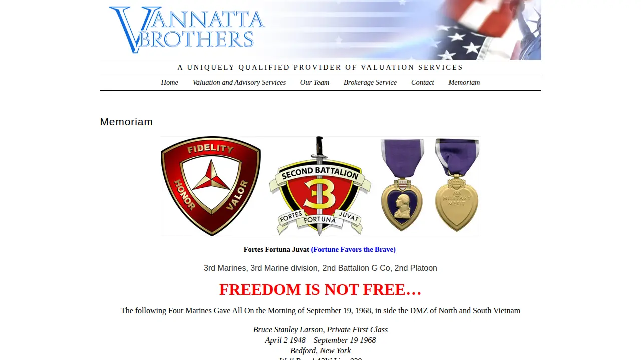 Vanatta Brothers page