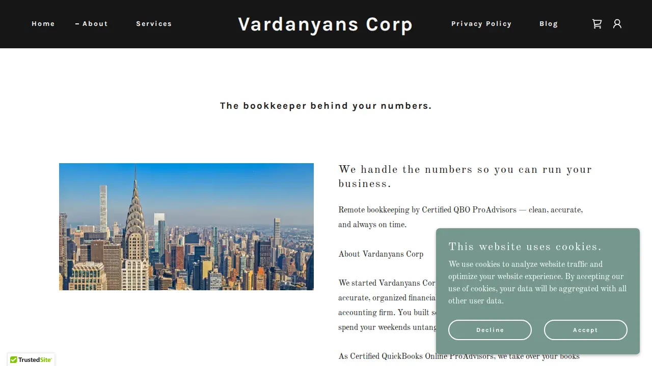 Vardanyans Corp page