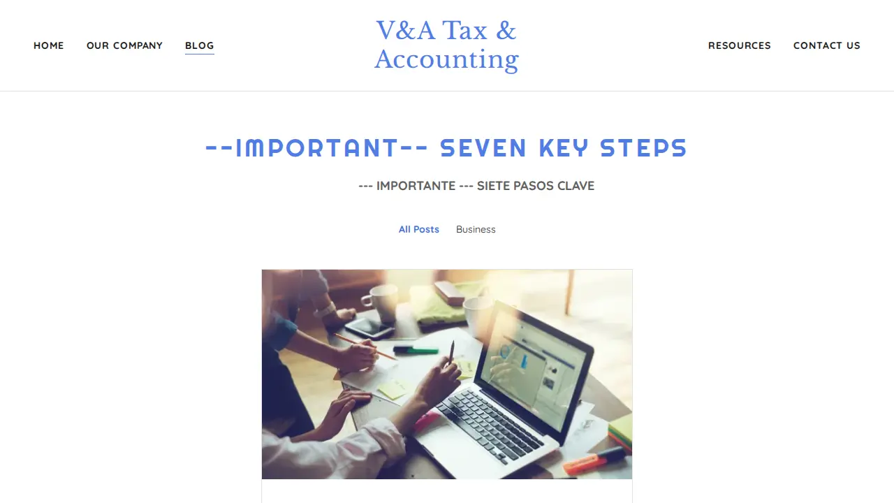 V&A TaXperts page