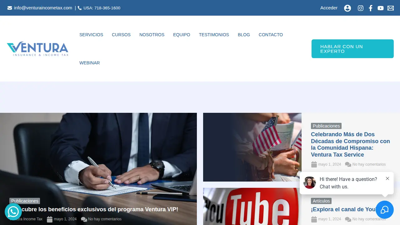 Ventura Tax Preparation Corp page