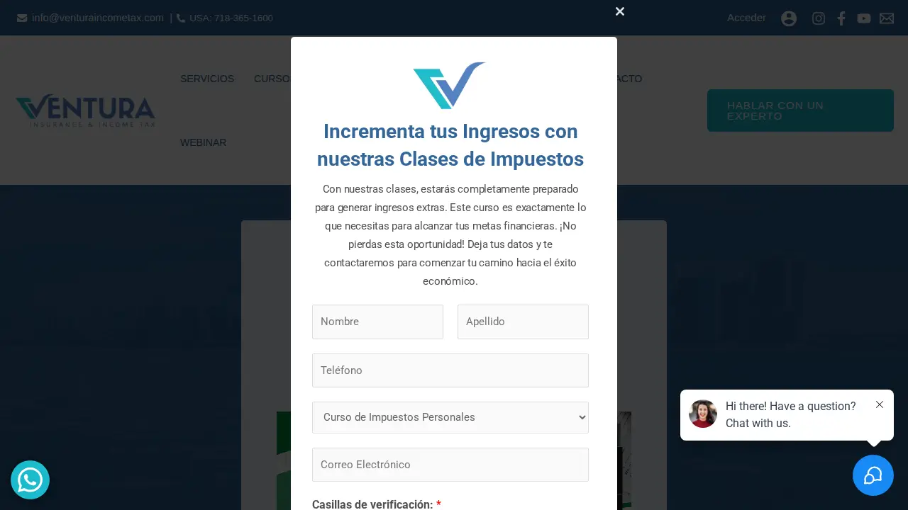 Ventura Tax Preparation Corp page