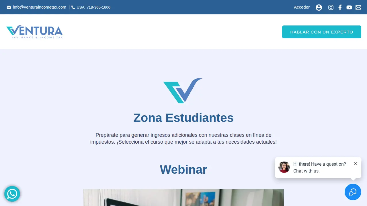 Ventura Tax Preparation Corp page