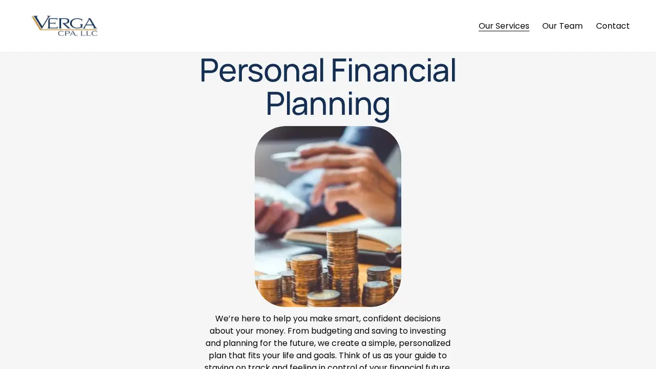 Verga CPA, LLC page
