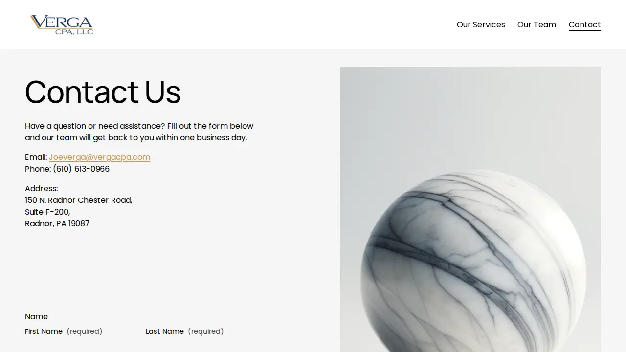 Verga CPA, LLC page
