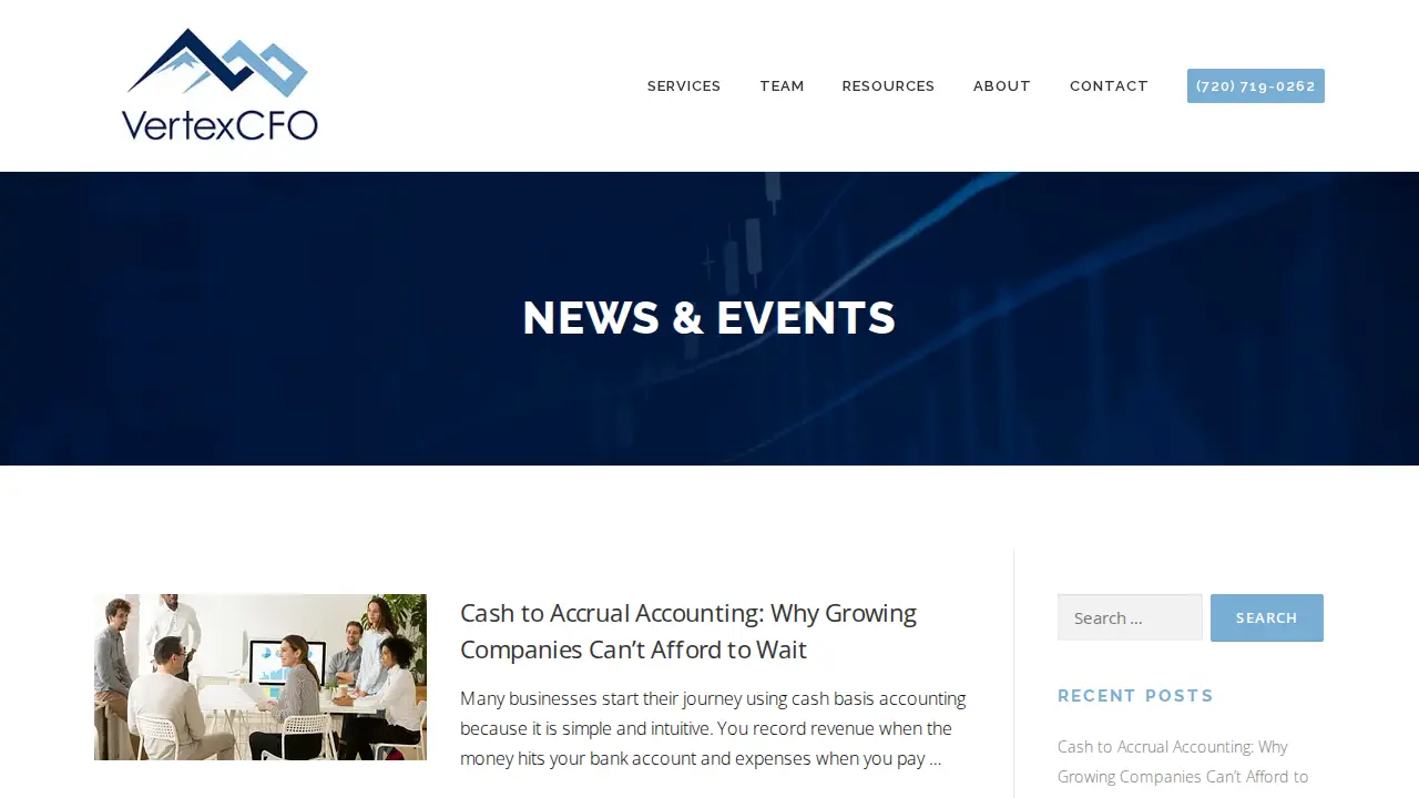 VertexCFO page