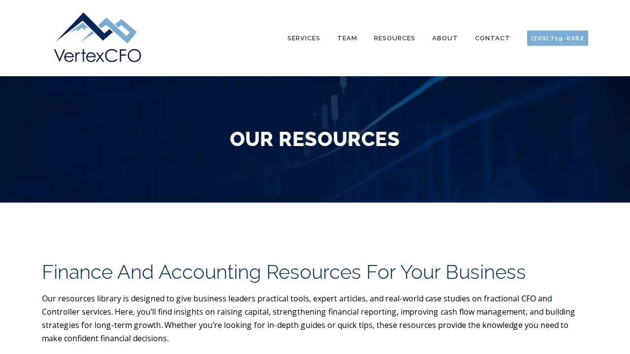 VertexCFO page