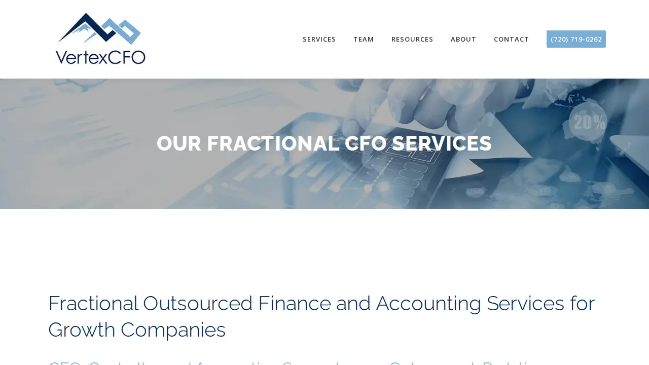 VertexCFO page