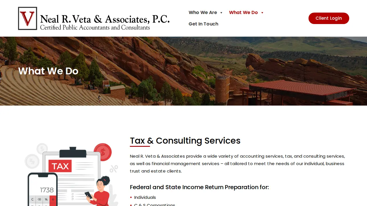 Veta Neal R & Associates PC page