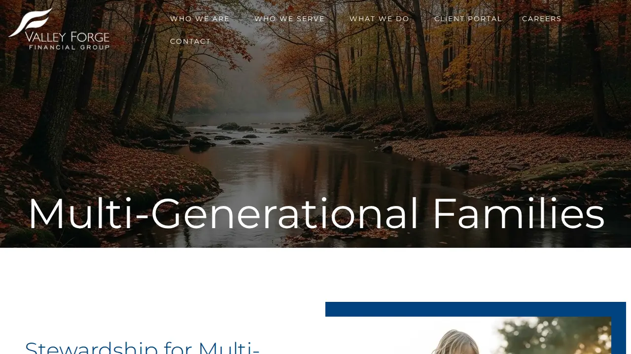Valley Forge Financial Services Inc page