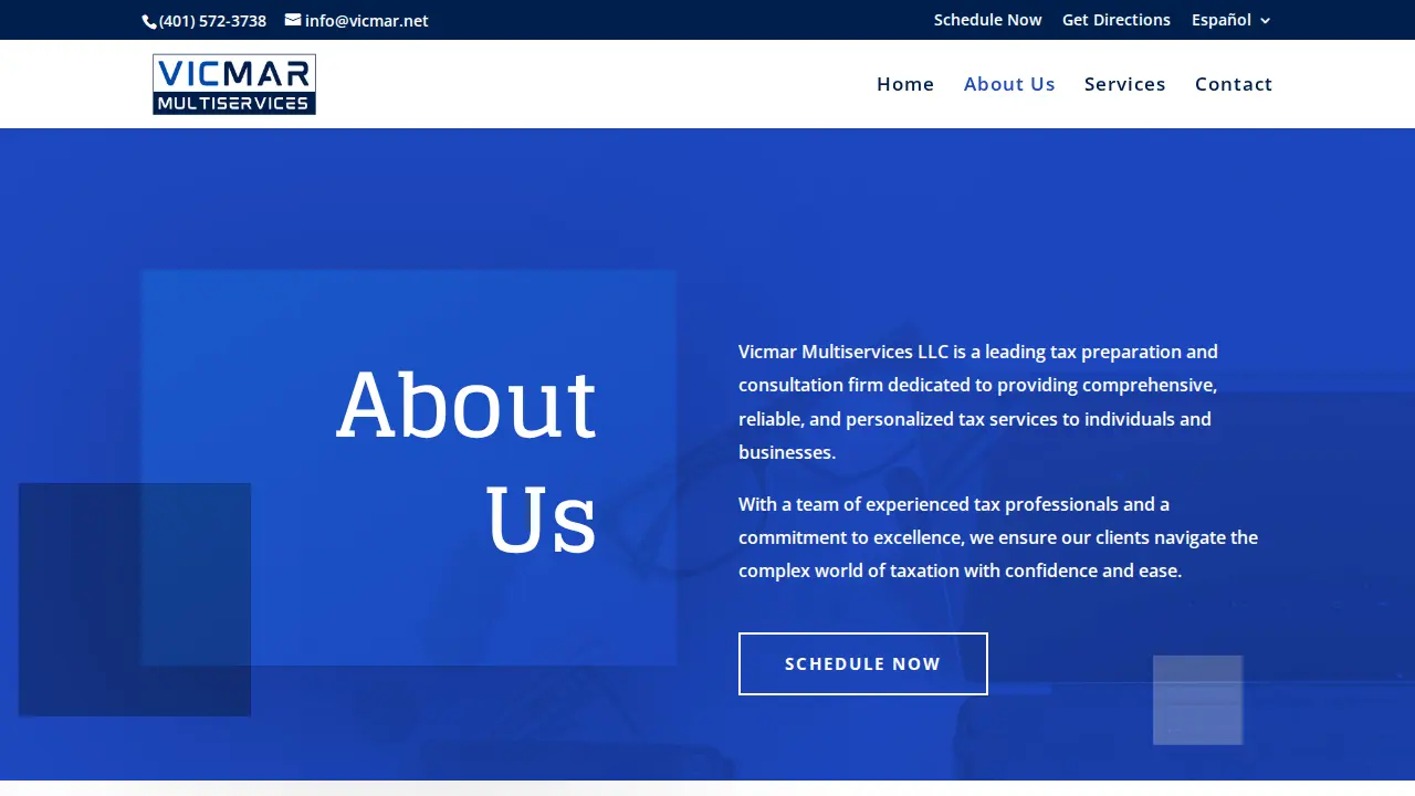 VICMAR MULTISERVICES INC. page