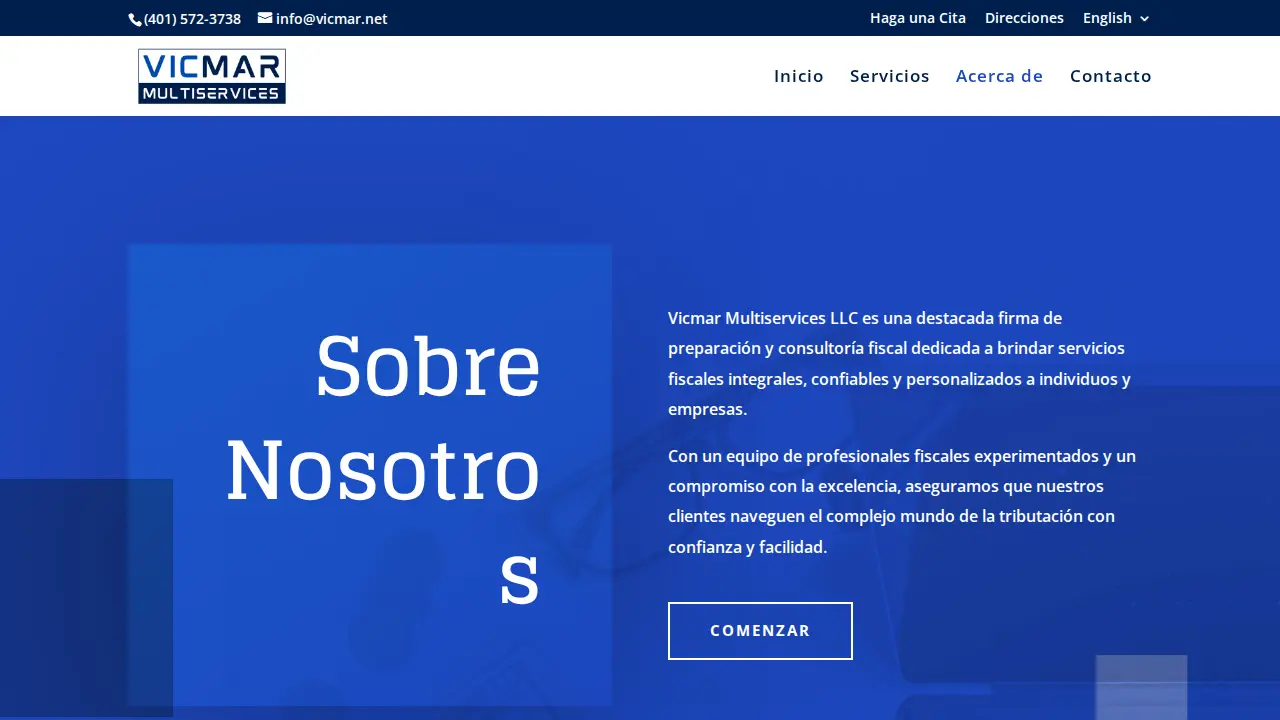 VICMAR MULTISERVICES INC. page